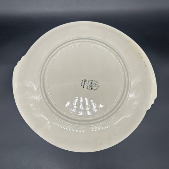 Vintage Chop Plate Platter Floral 1940s Penthouse Knowles Yorktown USA Flowers - Picture 3 of 9